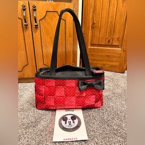 Harveys Black and Red Tote Bag